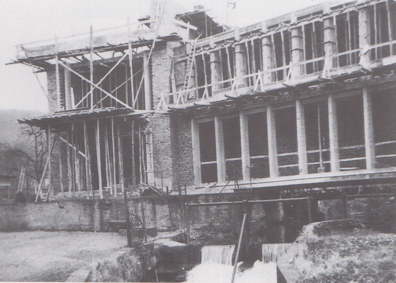 1958 - Frühjahr_1._Bauabschnitt_beim_Bacheingang